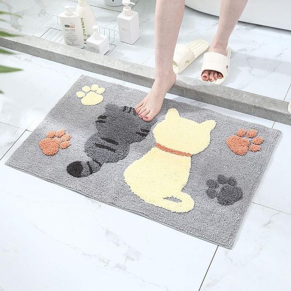 

bathroom toilet absorbent non-slip floor mats bedroom carpets cute bath