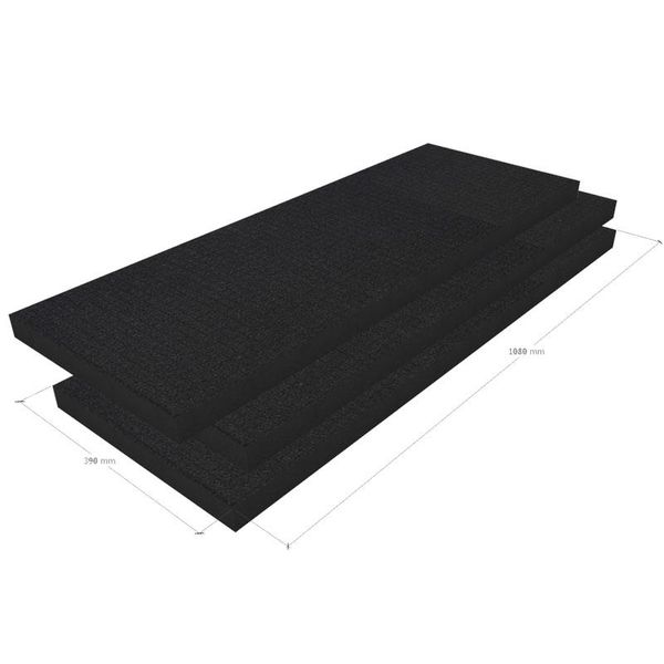 

tool organizers long size 520x290x50mm pre-cut foam pick pluck for case plastic gun