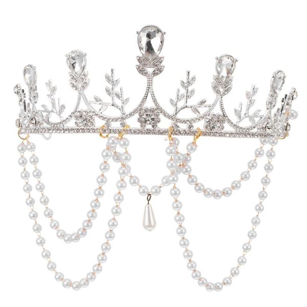 

hair clips & barrettes 1pc creative bride hairband delicate wedding crown gothic style headdress, Golden;silver