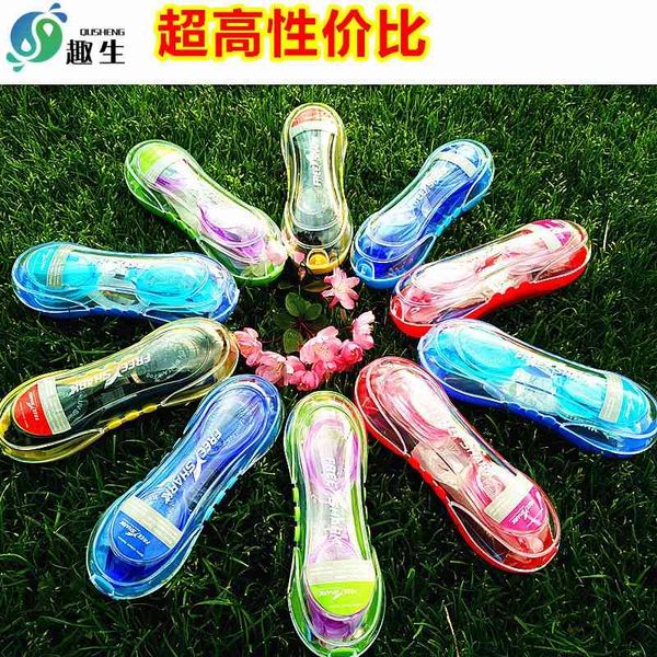 

swimming box 3012 silicone anti fog super clear swimming glasses
