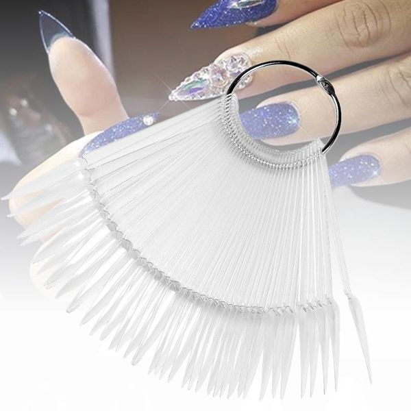 

nail polish 40/set nailart tools supplies practice sticks fan art tips display shaped swatches color sample