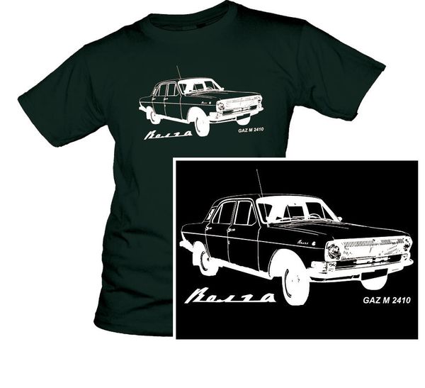 

men's t-shirts t-shirt volga gas gaz m 2410 bolga ussr taxi car ddr fashion printing cotton o-neck men t shirt, White;black
