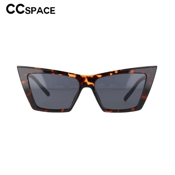 

sunglasses 53126 oversized cat eye fashion women vintage brand designer for female uv400 eyewear shades, White;black