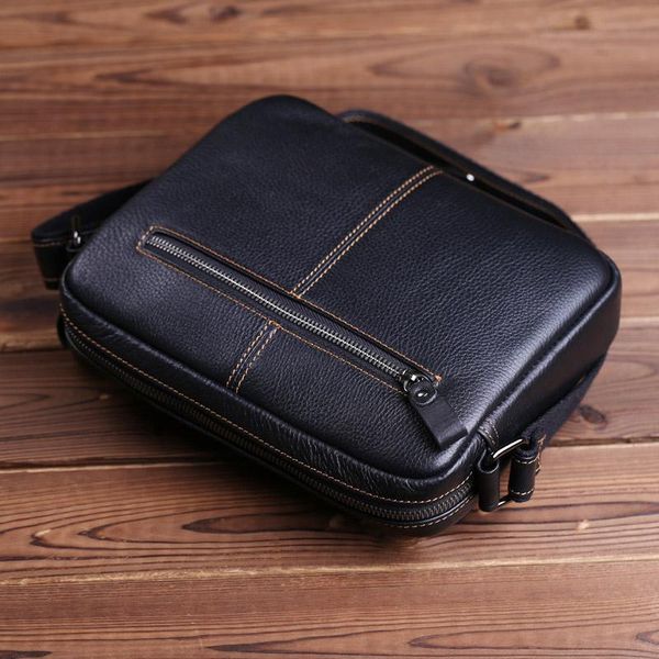 

hbp aetoo leather single shoulder casual stiletto bag, men's postman bag