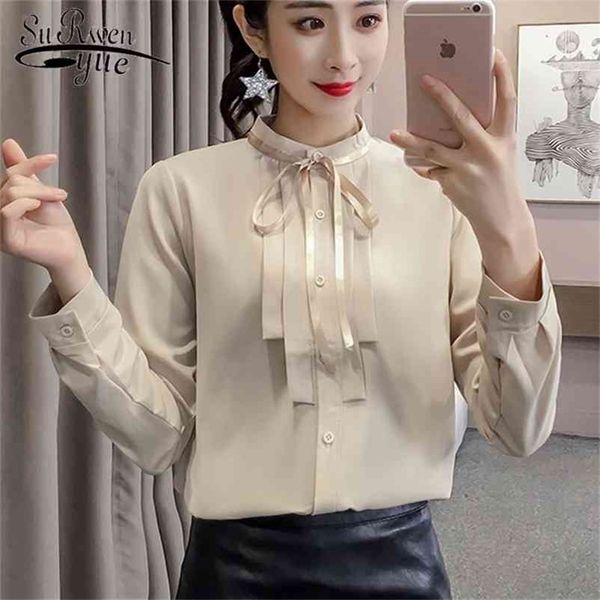 

chiffon blouse women fashion long sleeve shirts causal womens and s ol white female blusas 2263 50 210521