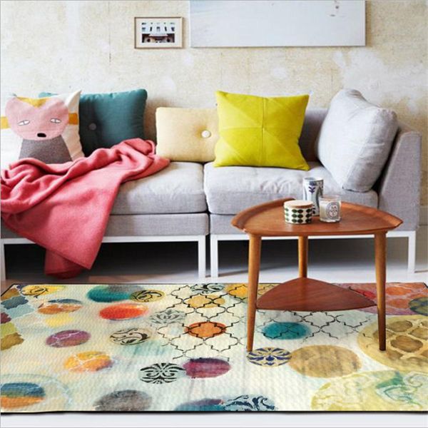 

carpets european abstract art colorful circle pattern carpet for living room bedroom rugs coffee table area rug