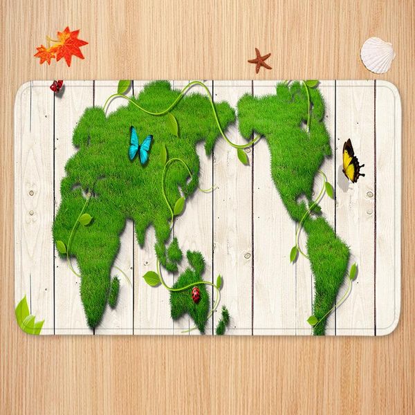 

carpets kitchen rug striped printed welcome rugs flannel soft bedroom floor mat indoor doormat anti slip carpet home decor mats washable