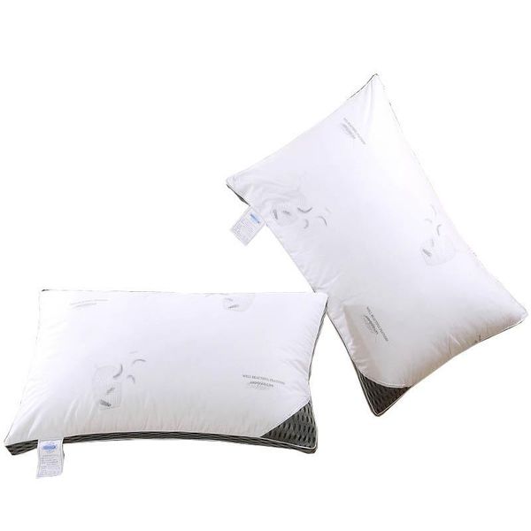 

pillow feather velvet health comfortable pillows for sleep support neck fatigue relief high elastic washable 1pc 45x74cm