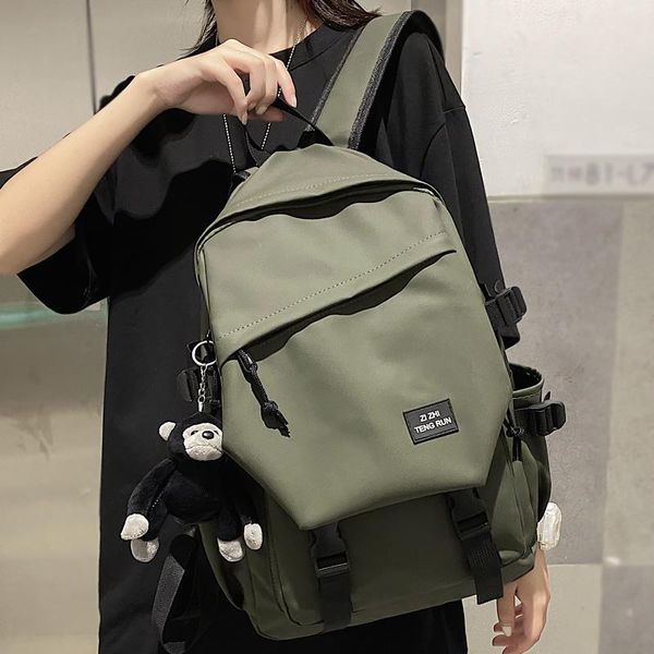

backpack waterproof oxford cloth 2021 college students the large capacity school bag teenage travel