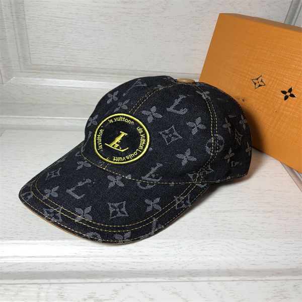 

brand fashion ball caps logo embroidered hat back letter pure cotton adjustable rugby cap black, Blue;gray