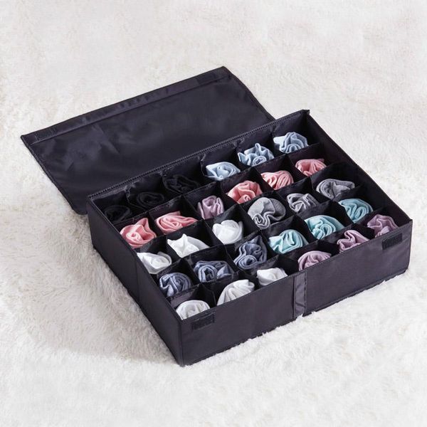 

storage drawers oxford cloth 30 socks box household drawer compartment