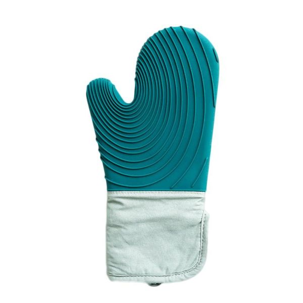 

disposable gloves 1pc microwave oven anti-scalding thickened silicone high temperature baking heat resistant non slip kitchen glove