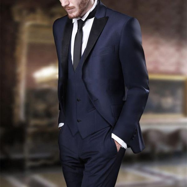 

men's suits & blazers two button groom tuxedos groomsmen wedding prom custom made men suit (jacket+pants+vest+tie), White;black