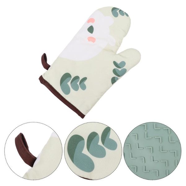 

oven misilicone heat resistant thick cartoon microwave mitten frames