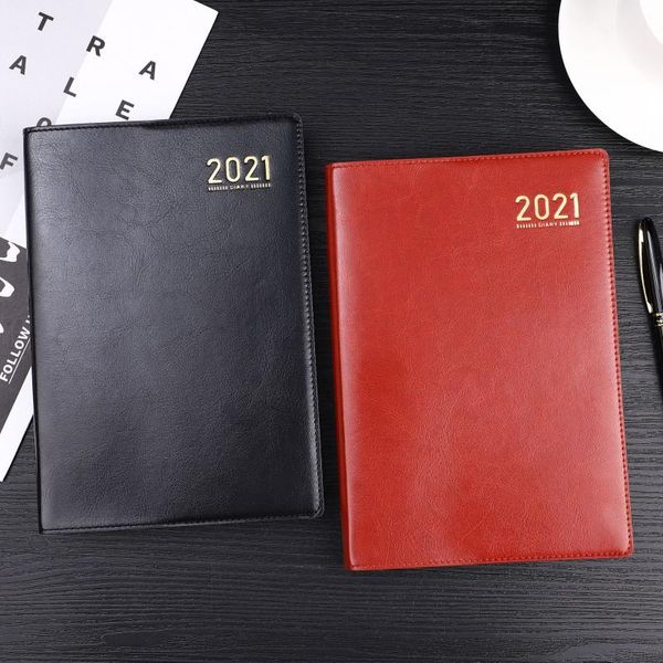 

notepads a5 pu luxury agenda cover leather notebook with hard retro book loose notepad stationery notebooks office accessories, Purple;pink