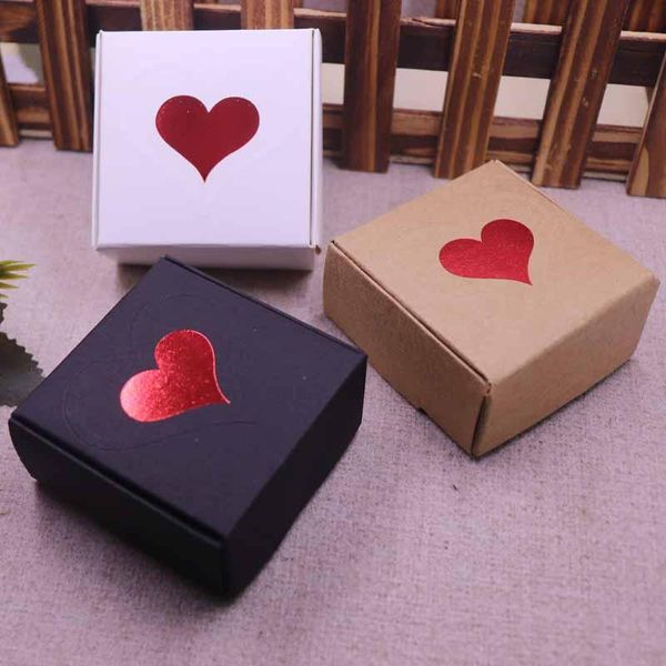 

gift wrap diy heart box multi styles gift/candy/packing handmade with love cardboard package & jewelry