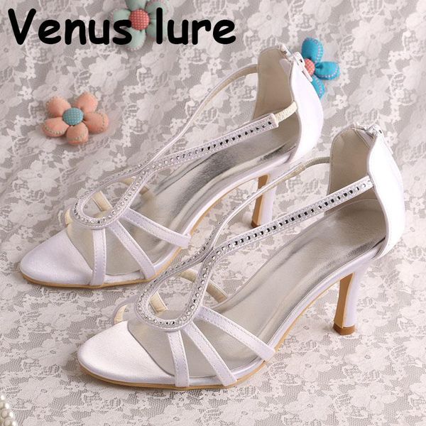 

selling china made white wedding shoes sandals with high heel, Black