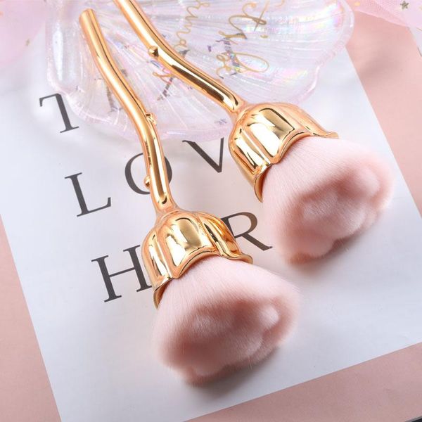 

nail art kits 2021 tool brush beauty produce cleaning dust rose flower