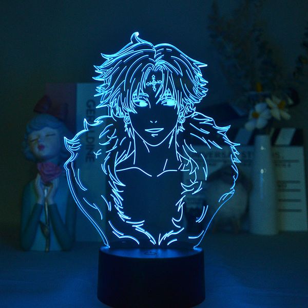 

bluetooth led night light lamp 3d hunter-x-hunter kulolo lushilufelu nightlight color changing atmosphere anime decor for kids