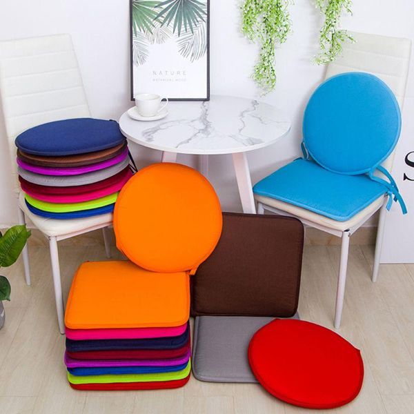 

cushion/decorative pillow cushions with ties - round chair pads for armchairs garden outdoor indoor