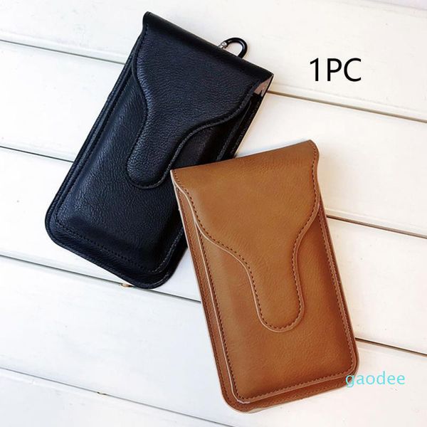 

fashion wear resistant protective cases artificial leather pouch phone storage wallet belt waist bag hook loop1