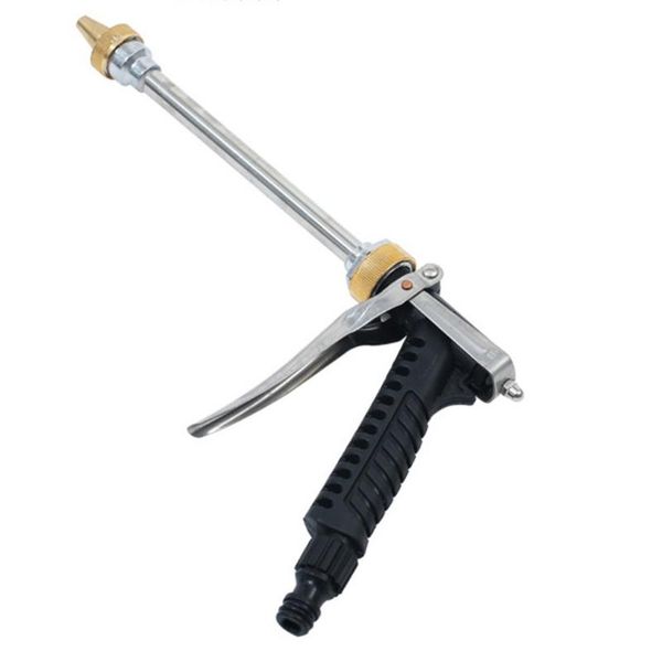 

car washer brass metal hose nozzle garden long rod high pressure auto washing water gun sprayer cleaner spray