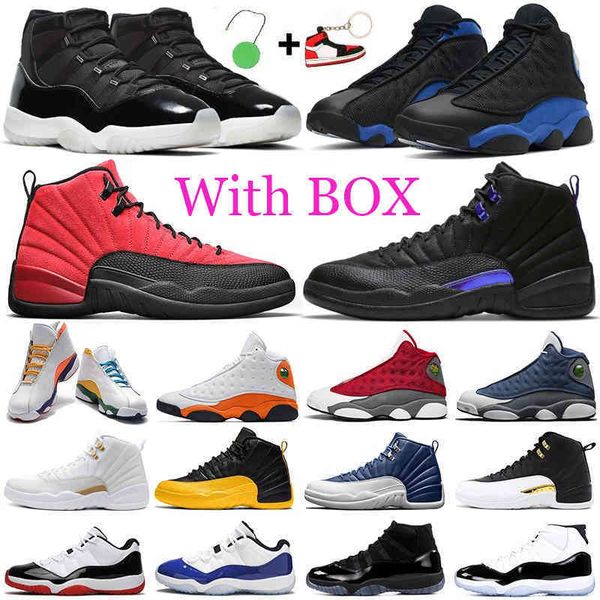 

with box basketball shoes 11s jubilee 13s hyper royal red flint 12s dark reverse flu game women mens trainers sports sneakers