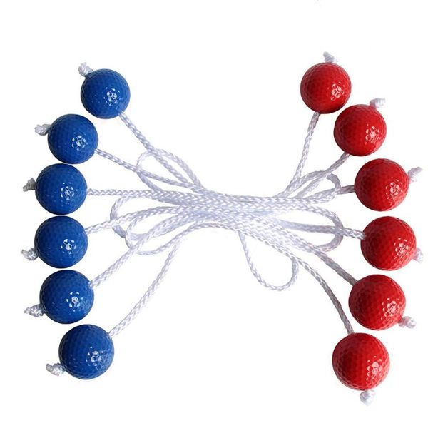 

golf balls 6pcs outdoor sports ladder ball practice stringing hole training aids