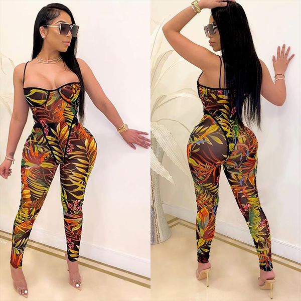 

thong one piece clubwear women jumpsuits deep v neck off shoulder streetwear bodycon printed overalls, Black;white