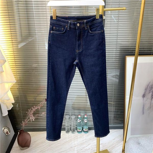 

women's jeans women pants 2021 autumn and winter high waist, Blue