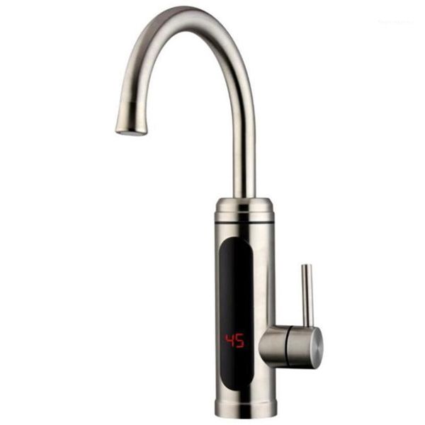

electric water heater temperature display kitchen faucet 3000w with leak protection hose bathroom sink faucets1