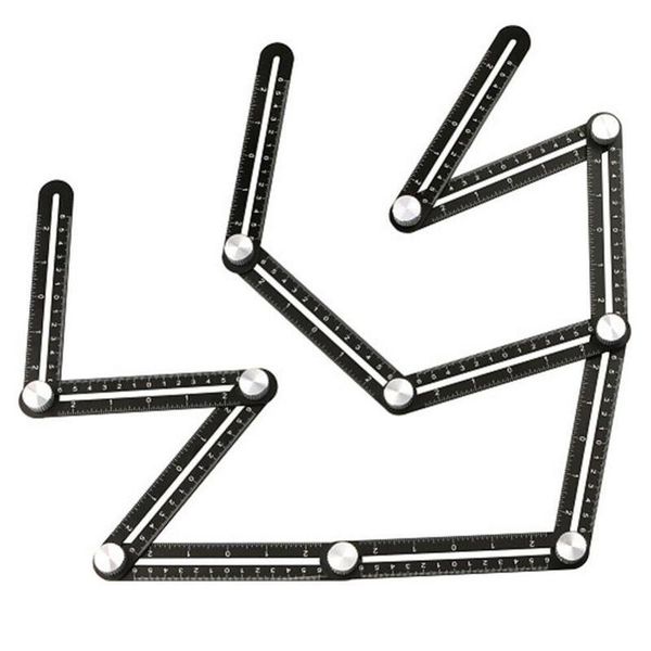 

professional hand tool sets 12 folds ruler tile opening locator for mud shop paste floor glass vientiane universal hole punch tools aluminum