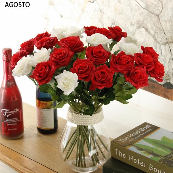 

roses home decore office decor wedding decoration fake flowers accessories european decorative & wreaths
