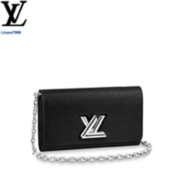 

pouches brand designer luxury phone gje8 m62038 twist key chain wallet women card real leather long wallets holders chain wallet cases purse, Red;black