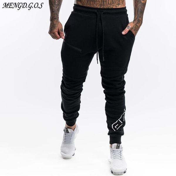 

jogger brand men's trousers 2021 casual fashion streetwear clothing pants, Black