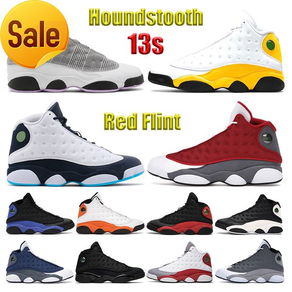 

7-13 mens basketball shoes 13s houndstooth obsidian flint black hyper royal court purple starfish reverse he got game chicago altitude men s