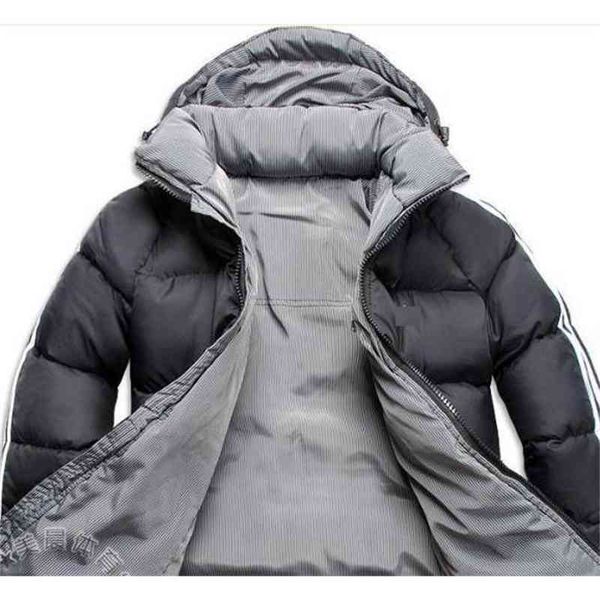 

have fashion dign men et down parkas men's winter overcoat outdoor coats cloth jaqueta, Black