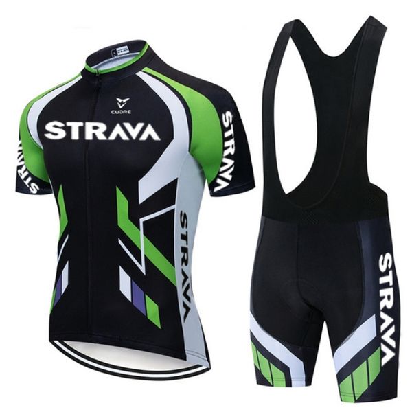

new strava with straps and short sleeves cycling suit, Gray