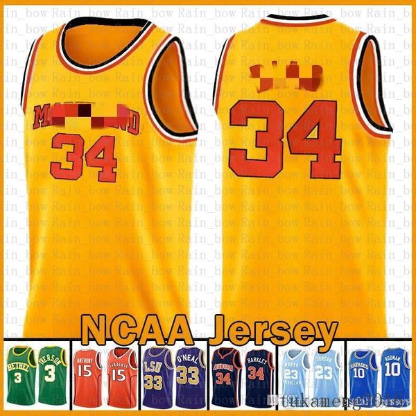 

tkm university of maryland ncaa len 34 bias kyrie stephen 30 curry irving sale jersey dwyane wade lebron 23 james ja morant 22 mccall cheap, Black