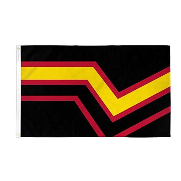 Rubber Kink Pride 3x5ft Flaggen, 100D-Polyester-Banner für den Innen- und Außenbereich, lebendige Farben, hohe Qualität, mit zwei Messingösen