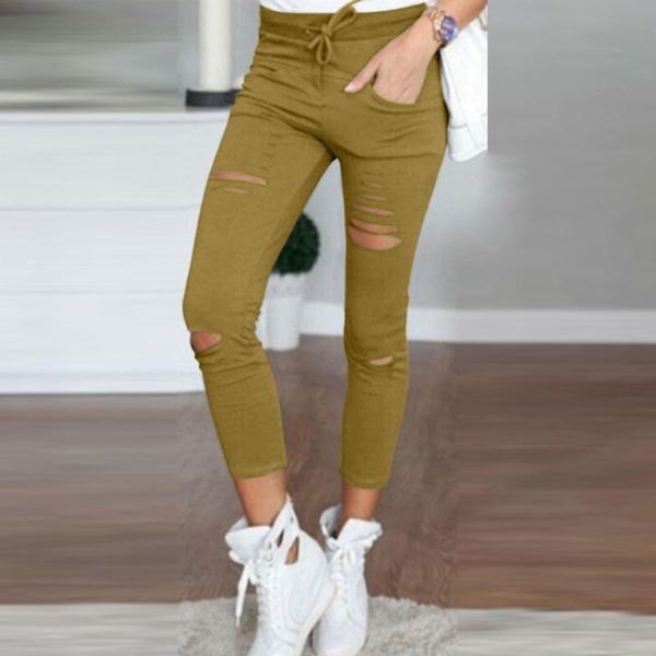 

fashion streetwear women leggings ladies stretch faded ripped slim fit skinny denim jeans pants gothic punk rock trousers women's & cap, Black;white