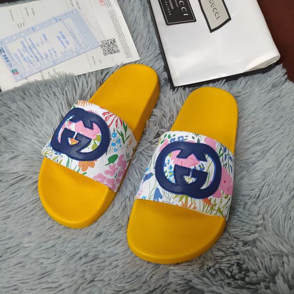 

star net red same retro couple slippers men's cowhide one line slippers women's kuqi beach large size cool slippers designers outl, Black