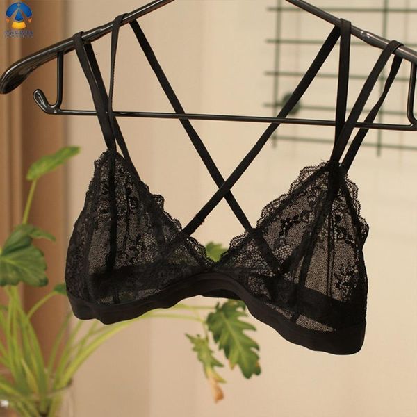 

bras women's bra black s//l/xl size soft and comfortable close-fitting lace pattern seductive underwear bdd7, Red;black