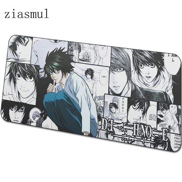 

mouse pads & wrist rests death note mats 900x400x4mm kira gaming pad big keyboard mousepad anime notebook gamer accessories padmouse mat