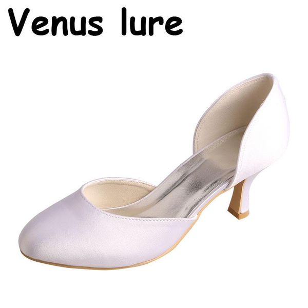 

dress shoes 23 colors 6.5cm heel wedding closed toes for bride white color, Black