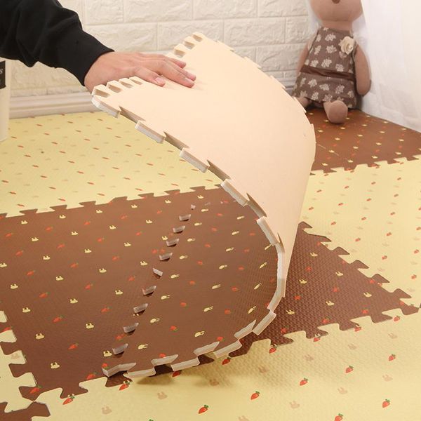 

carpets thick foam baby playmat toddler crawling pad protection children kids living room cartoon non-slip soft floor game mat 30*30cm