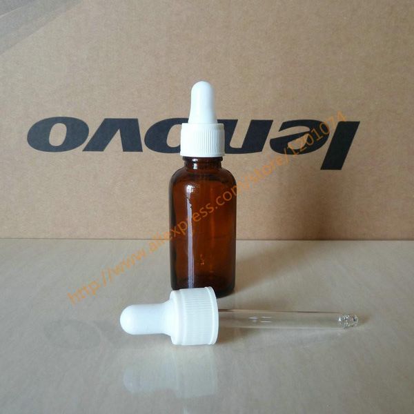

storage bottles & jars 30ml green/clear/blue/brown frosted glass essential oil bottle with black plastic ring+white/black rubber cap. vial