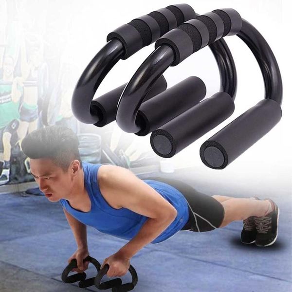 

outdoor bags 1pair foam handles sports home gym exercise body push up bar pull fitness muscle training chest press s shape