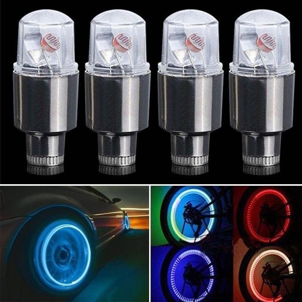 

interior&external lights bike light with no battery mountain road bicycle leds tyre tire valve caps wheel spokes led