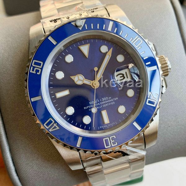 

designer watches designer watch luxury watch blue fashion ceramic black bezel mens mechanical 2813 automatic movement sports men wrist keyaa, Slivery;brown